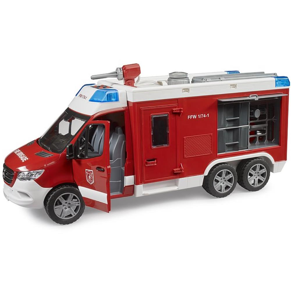 Bruder Mercedes Benz Sprinter Feuerwehrrüstwagen mit Light & Sound Modul