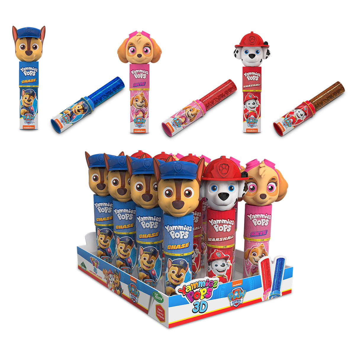 3D Yammiez Pops Paw Patrol, 15g, 1 Stk.