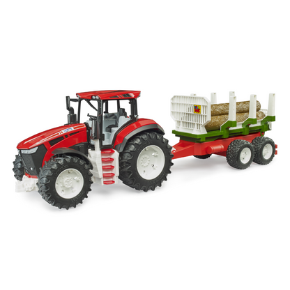 Roadmax Traktor mit Rückeanhänger